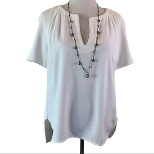 Creamy White Trina Turk top